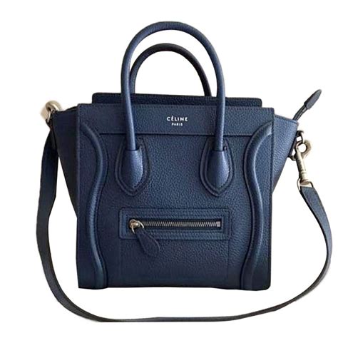 navy blue celine bag|Celine handbags blue.